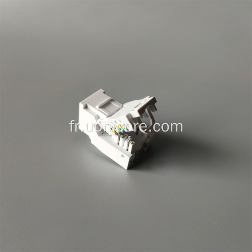 Prise trapézoïdale RJ45 sans outil UTP CAT6